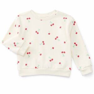 Cream Cherry Print Set 3T